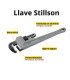 LLAVE GRIFA STILLSON ALUMINIO