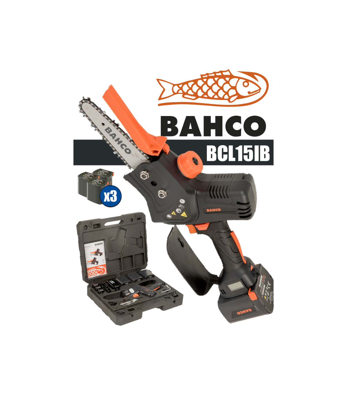 MOTOSIERRA DE BATERIA BCL15IB BAHCO