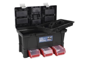 CAJA DE HERRAMIENTAS MODULAR DE PLÁSTICO
