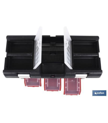 CAJA DE HERRAMIENTAS MODULAR DE PLÁSTICO