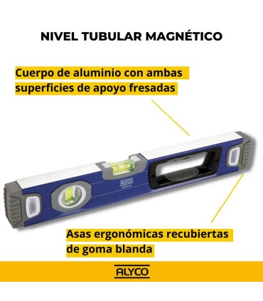 NIVEL TUBULAR MAGNÉTICO