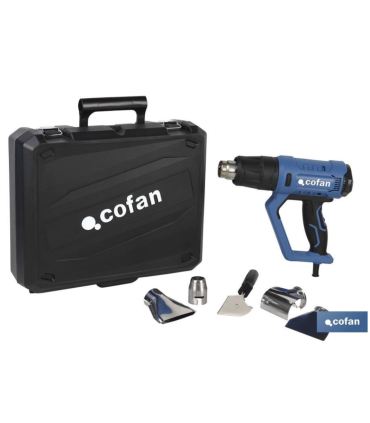 PISTOLA DE AIRE CALIENTE LCD 2000W