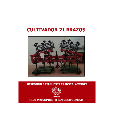 CULTIVADOR SUPERCHISSEL 21 BRAZOS PLEGABLE