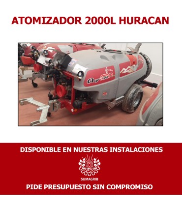 ATOMIZADOR 2000L HURACAN AGROSAN