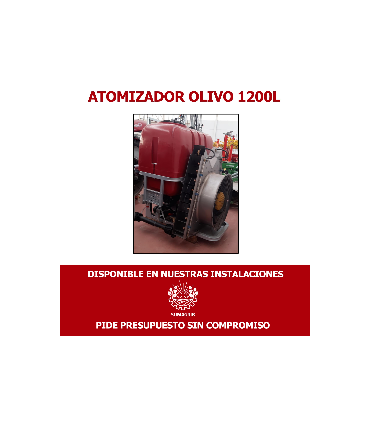 ATOMIZADOR SUSPENDIDO 1200L OLIVO