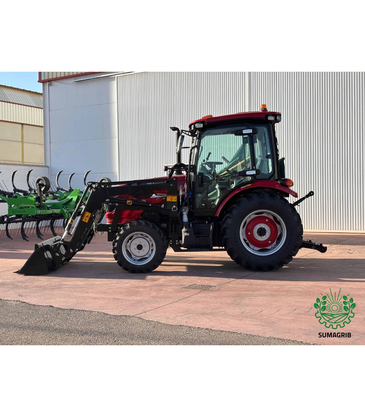 HANWO 75CV CON CABINA Y PALA