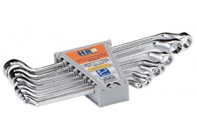 JUEGO 8 LLAVES ACODADAS HR