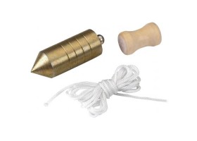 PLOMADA DE ACERO CON NUEZ