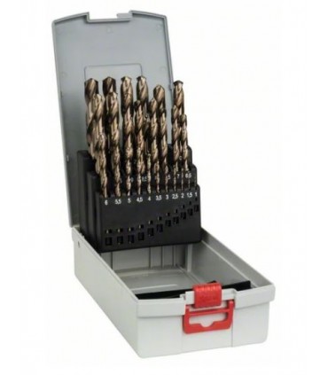 KIT BROCAS 25 PCS HSS COBALTO