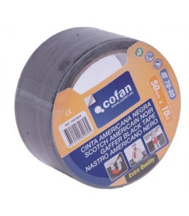 CINTA AMERICANA NEGRA 50 METROS