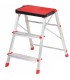 TABURETE ESCALERA 3 PELDAÑOS ALUMINIO